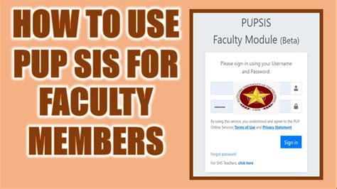 pupsis tools|pup faculty sis.